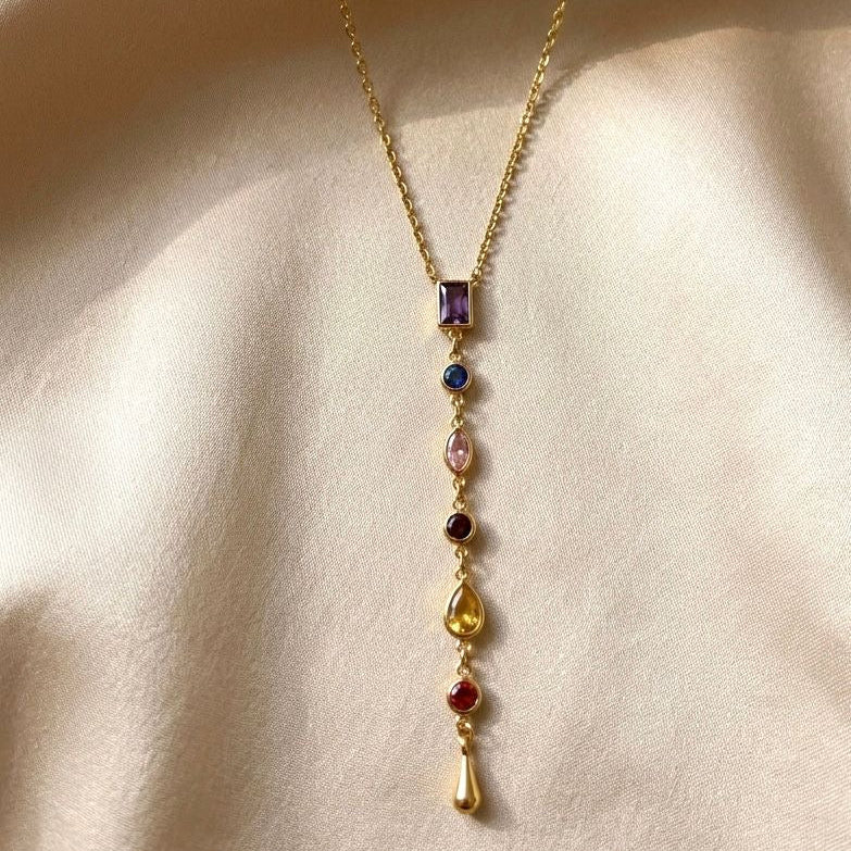 MAJESTIC GEMFALL NECKLACE