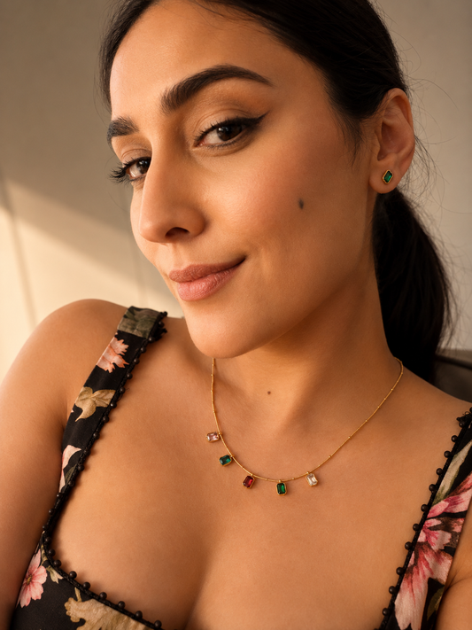 MULTI GEM NECKLACE