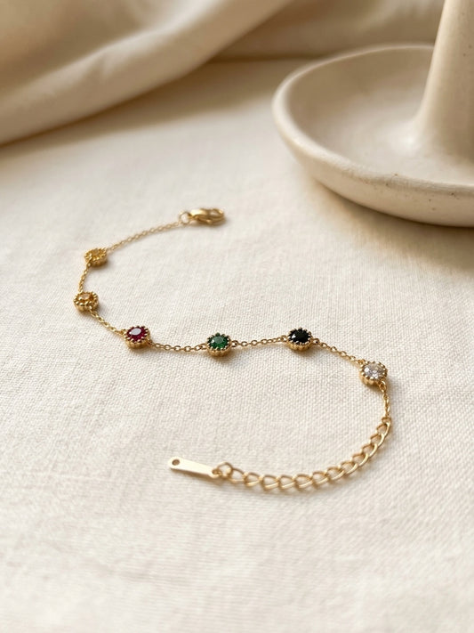RAINBOW FLOWER BRACELET