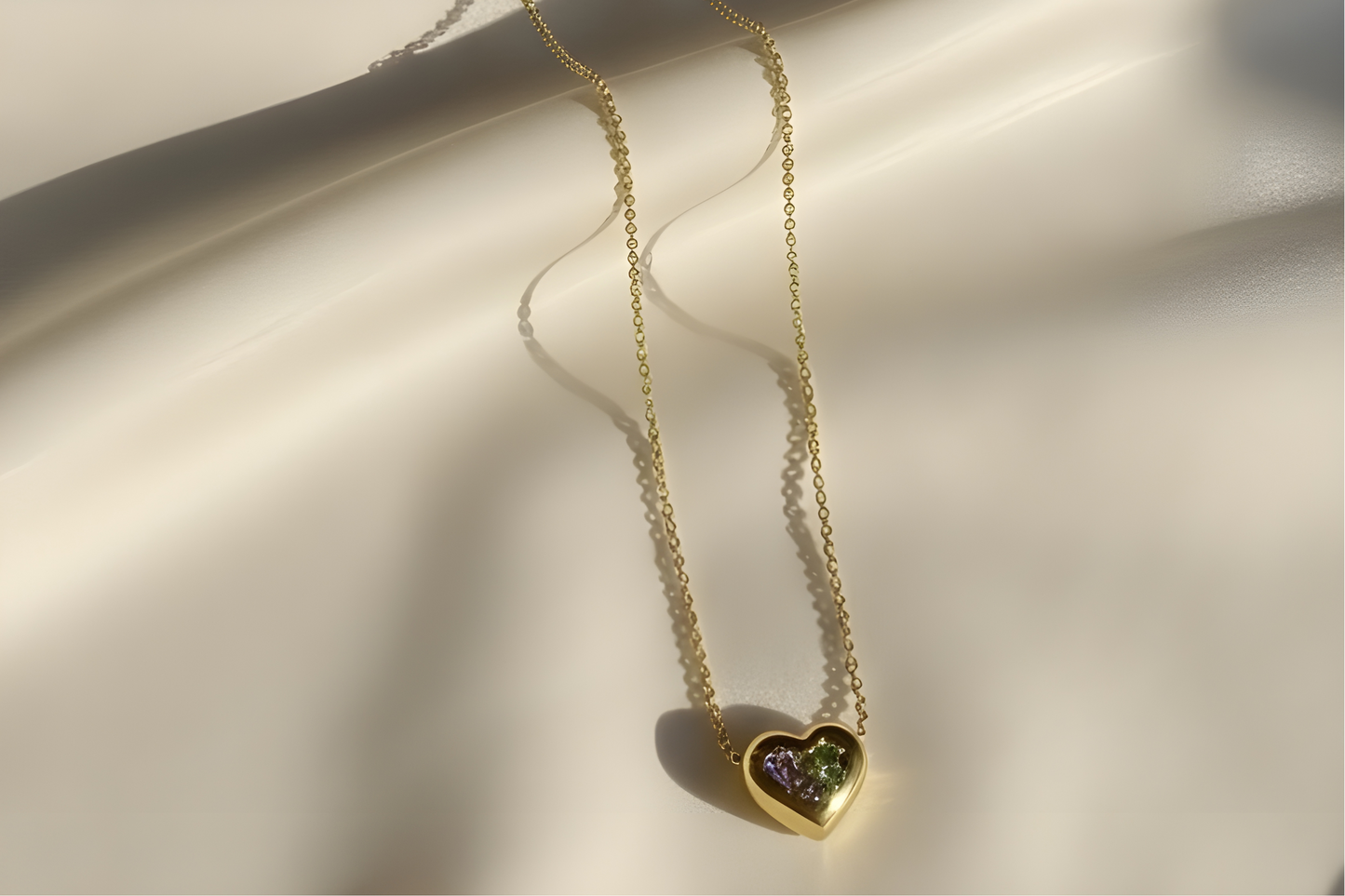 RAINBOW HEART NECKLACE - The Shine SHACK