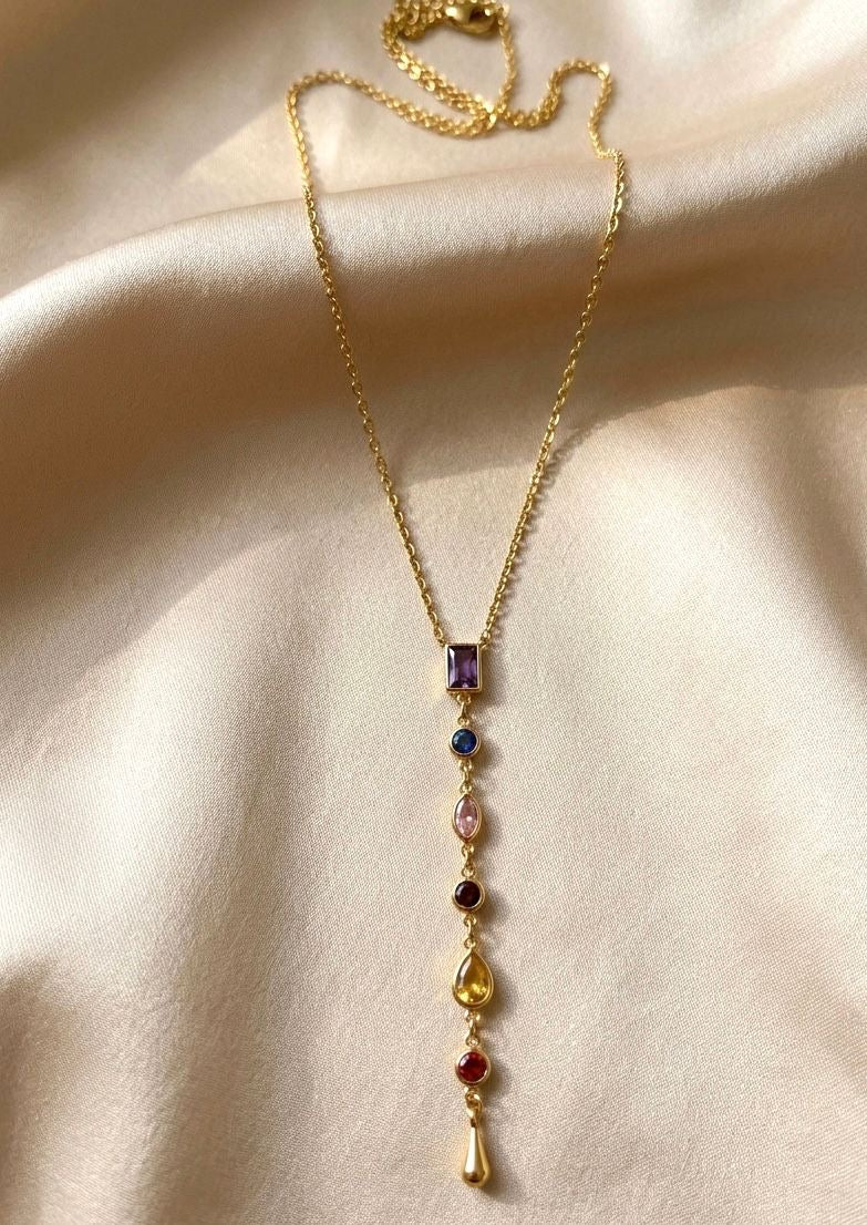 MAJESTIC GEMFALL NECKLACE