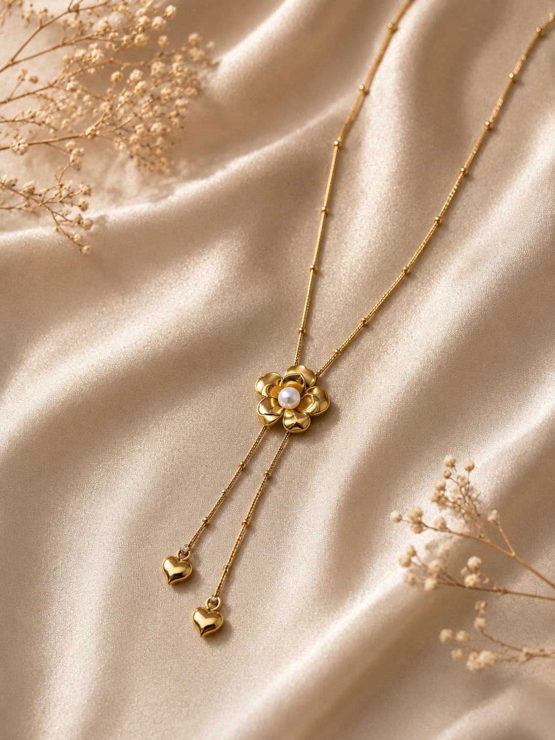 GOLDEN FLOWER NECKLACE