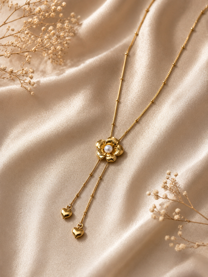 GOLDEN FLOWER NECKLACE