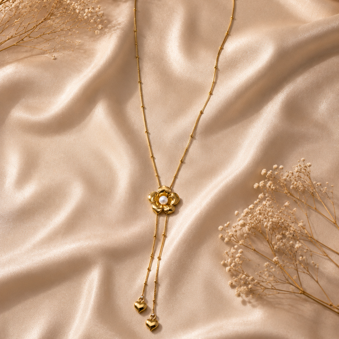 GOLDEN FLOWER NECKLACE