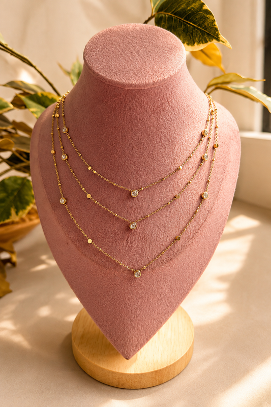 TRI LAYERED NECKLACE