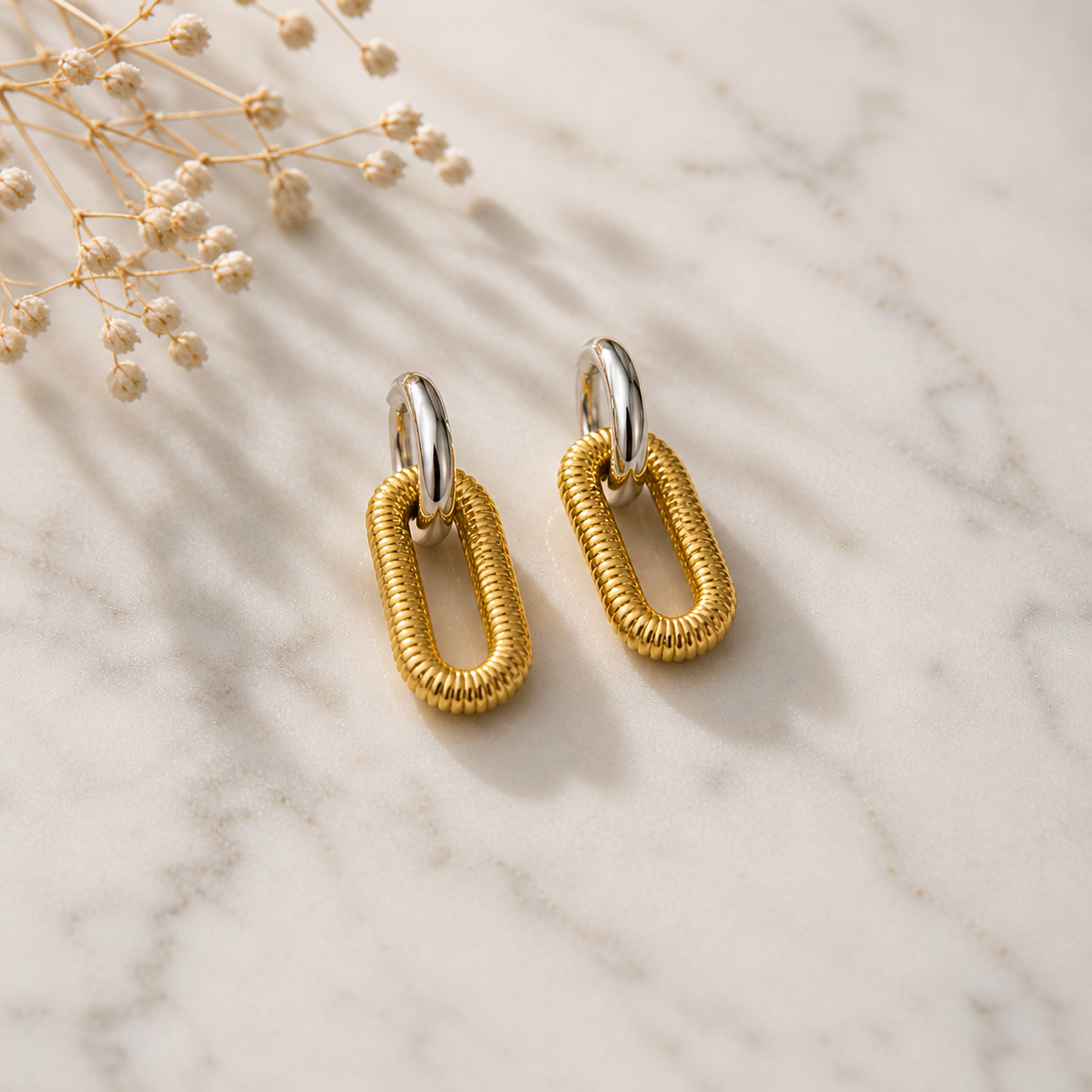 DUO CHORD EARRINGS