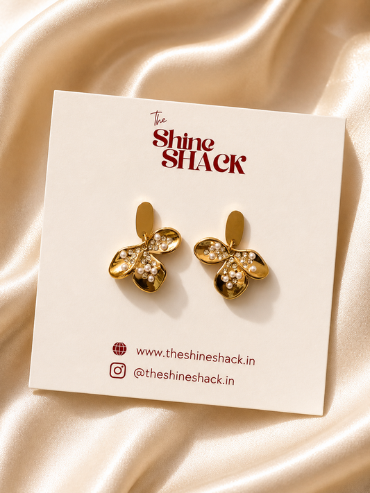 PEARL PETALS EARRINGS