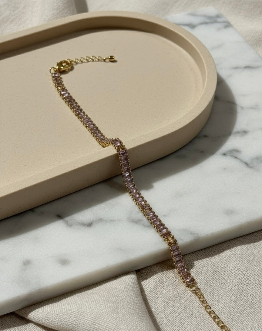 ASTA CHAIN BRACELET (Blush Pink)