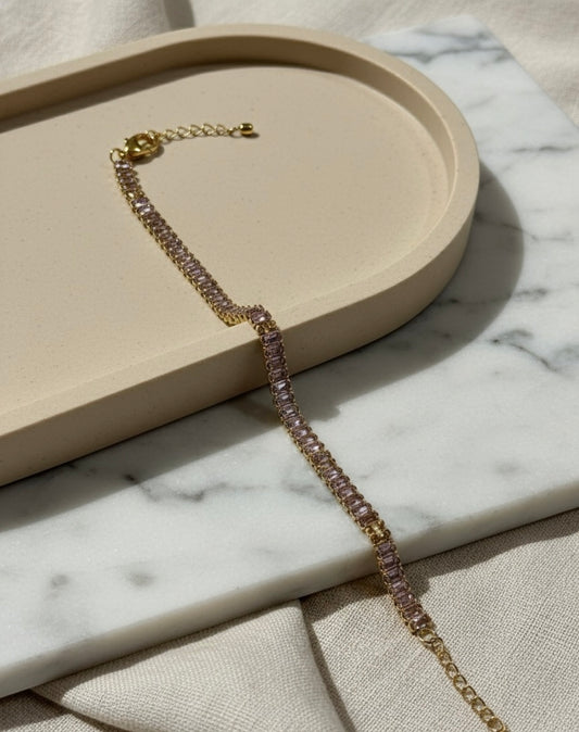 ASTA CHAIN BRACELET (Blush Pink)