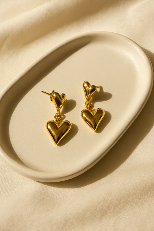 LITTLE HEART EARRINGS - The Shine SHACK