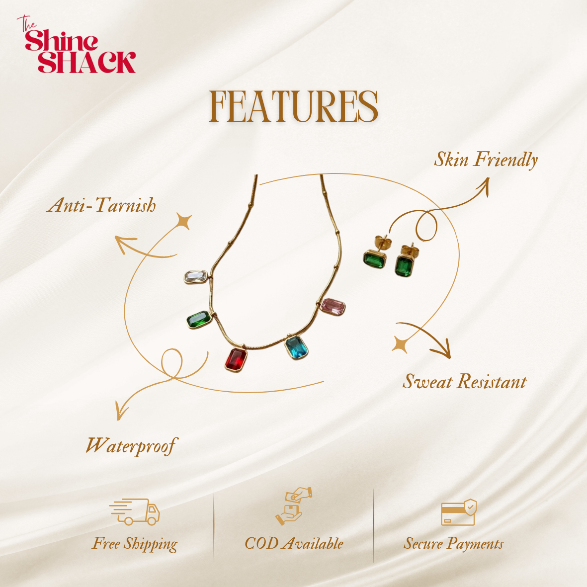 MULTI GEM NECKLACE